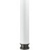 Table Leg Ø 60/80 mm Tubular Steel Steel Ø 60 mm height 870 mm white