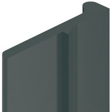 Closure Strip for Two Door Closing Plastic for locks with behind bolt dimension 4.8-7.5 mm Grey brown similar to RAL 8019