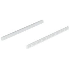 Guide Rail for 17 mm Grooved Drawers Length 285-450 mm White plastic Length 285 mm