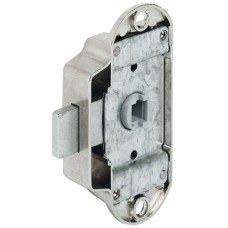 Espagnolette Lock Piccolo Nova Case Backset 15 or 25 mm with Aperture for 7 mm Square Spindle Without lock rosette Matt nickel plated left hand