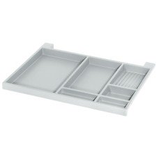 Extending Pencil Tray for Undermounting Plastic Light grey finish