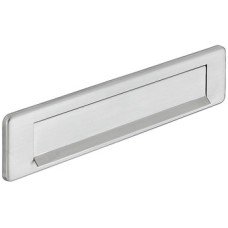 Letter Plate Gravity Flap 350 x 73 mm Startec Brushed stainless steel
