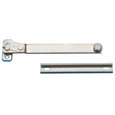 Restrictor Concealed Releasable for Side or Top Hung Windows Stainless Steel and Zinc Alloy Complete with stud plate track Self colour
