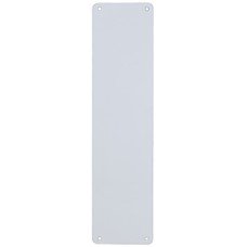 Push Plate Radius Corners 4 Fixing Holes 304 Stainless Steel 1.5 mm thick Length x width: 600 x 100 mm satin