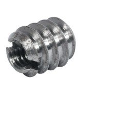 Screw-in Sleeve with Screwdriver Slot External thread Ø: 8 mm internal thread: M4 length: 10 mm