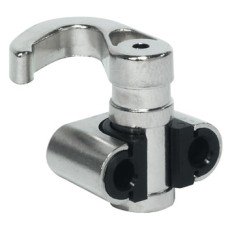 Top and Bottom Catch Hook for Screw Fixing Espagnolette For rod Ø 6 mm