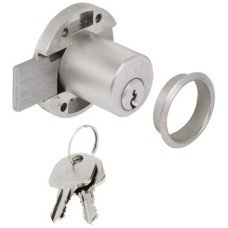 Inlaid Lock with Ø 22 mm Cylinder Backset 20 mm Minilock 40 With fixed pin tumbler cylinder Keyed alike: key change H1 drawer