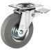 Single Wheel Castor Ø 80-160 mm Plate Fixing with screw-on plate Wheel Ø 100 mm load capacity 70 kg fixed castor without brake