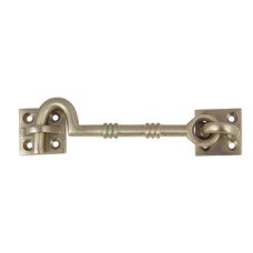 Cabin Hook to Secure Access Leaf on Folding Doors Brass Satin nickel plated