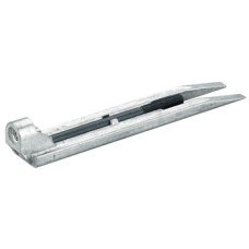 Assembly Wedge for Sliding Interior Doors Hawa-Junior Top hung system for low headroom doors Aluminium finish Assembly Wedge for Sliding Interior Doors Hawa-Junior Top hung system for low headroom doors Aluminium finish