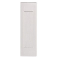 Pull Handle Flush 155 x 45 mm Grade 304 Stainless Steel FSB 4251 Suitable for sliding timber doors With sprung cover satin