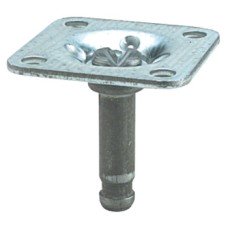 Pin for Castors Ø 8 mm with 38 mm Mounting Plate Pin Ø 8 mm