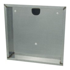 Watertight Protective Casing 465 x 475 mm Programma Cap Range PBA For installation of drop down shower seat Stainless steel finish