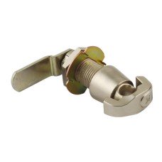 Padlockable Cam Lock for 6.5 12.2 or 19.2 mm Panels To suit panel thickness 6.5 mm bright nickel