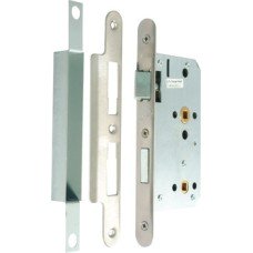 Bathroom Lock Mortice Radius Forend Case Size 92 mm Startec Backset 60 mm case size 92 mm satin stainless steel