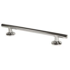 Straight Grab Rail Length 335-900 mm Nyma Style Length 620 mm hole centres 448 mm polished stainless steel