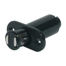 Magnetic Pressure Catch for Recess Mounting and Screw Fixing Pull 1.4 kg black