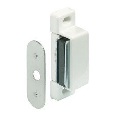Magnetic Catch Pull 2.0 kg for Screw Fixing Square White Magnetic Catch Pull 2.0 kg for Screw Fixing Square White