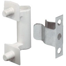 Spring Catch for Screw Fixing and Press Fitting Steel and Nylon With counterpiece