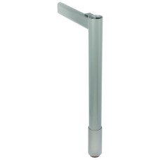 System Leg Idea 300 and 400 With height adjustment Black RAL 9011 finish