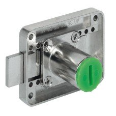 Dead bolt rim lock Symo with adjustable backset for combination with Symo cylinder core left hand