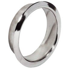 Cylinder Rosette for Use with Ø 22 mm Cylinders Polished nickel plated