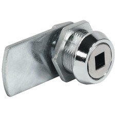 Cam Lock for Square Profile Key with Straight Cam and Nut Attachment Closure direction 180° 1 (2-8) length L 13.0 mm