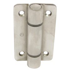 Hinge Height 90mm x Open Width 53 mm 316 L Cubicle Fittings PBA Stainless steel fittings for 13 mm board partitions Sprung