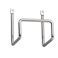Multi-Purpose Hook for Screw Fixing Heavy Gauge Steel Polished chrome