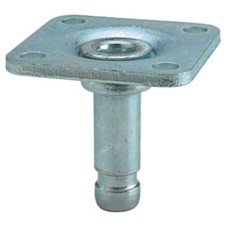Pin for Castors Ø 10 mm with 38 mm Mounting Plate Pin Ø 10 mm