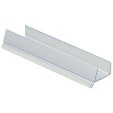 Plinth Sealing Strip for 18-19 mm Thick Plinth Panels 3050 mm Length Transparent plastic