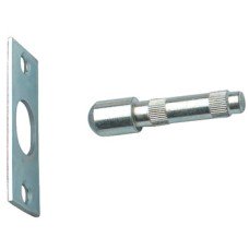 Hinge Bolt for External Outward Opening Doors Height 60 mm Coated Steel Chrome