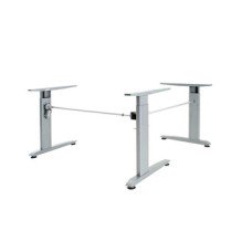 Addtional Leg and Driveshaft to Suit Electric Height Adjustable Desk Frames Load carrying capacity (including desktop) 70 kg Silver RAL 9006 finish
