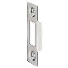 Striking plate for Screw Fixing Steel Nickel plated