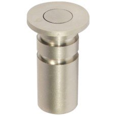 Dust Excluding Socket for Shoot Bolts Ø 11 mm Brass Spring loaded plunger Polished