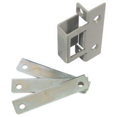 Box Keeper for Flush Fitting Door/Frame Applications and Double Rebated Doors Steel Polished stainless steel