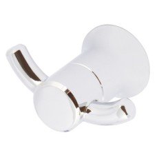 Robe Hook Double Zinc Alloy Provence Polished chrome finish