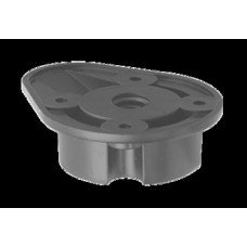 Plinth Foot Top Section M10 Screw Through Mounting Black plastic