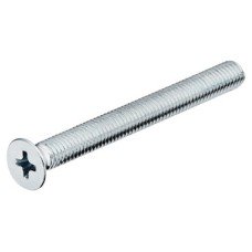 Threaded Screw Countersunk Head M5 x 25mm Galvanized