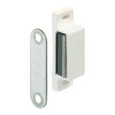 Magnetic Catch Pull 4-5 kg for Screw Fixing Square For screw fixing White