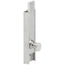 Furniture Bolt with Straight Slide Concealed Screw Fixing Matt brass length: 60 mm lift: 11 mm