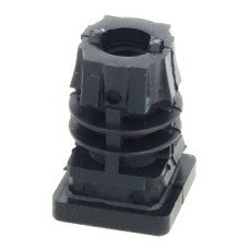 Square Plug with M10 Internal Thread with M10 internal thread Size: 25 x 25 mm