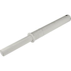 Push Door Catch Concealed or Surface Mounted Long Version with Buffer K Push Tech Grey