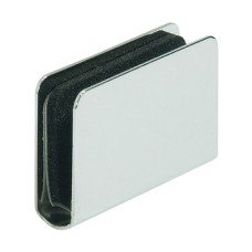Counterplate for Magnetic Pressure Catches and for Glass Doors Black