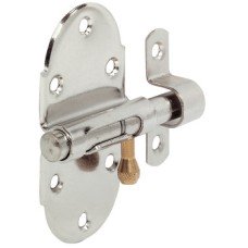 Tower Bolt for Screw Fixing Keep Included Polished nickel plated