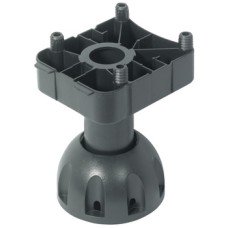 Adjustable Plinth Foot Press-fit or Screw Fixing Plastic Plinth height 120 mm press-fit