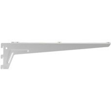Flange Bracket Length 180-480 mm Shoptec Shopfitting System With two hooks Silver coloured RAL 9006 finish length 230 mm