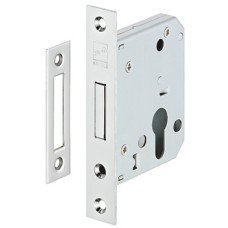 Cylinder Deadlock Mortice Stainless Steel Startec Backset 55 mm case size 84 mm satin