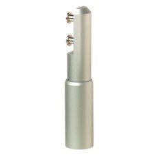 Partition Support Leg Cubicle Fittings for 12-13 and 17-21 mm Board Partitions Aluminium Satin anodised finish