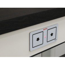 Large Press Pad for Flexi Height Adjustable Worktop System Ropox White finish